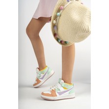 Çocuk Petrol Bilekli Sneakers