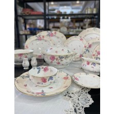 Cemile Venüs 12 Kişilik 90 Parça Royal Bone China Yemek Takımı