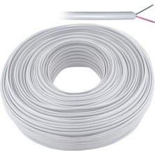 Powermaster Kablo 2'li Gri Flat Köken 100 Metre