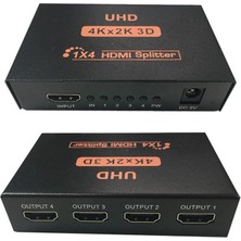 hdmı splitter 1 giriş 4 çıkış 2K 4K UHD 3D hdmı splitter