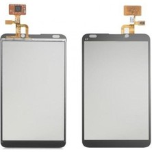 Teknonet Nokia E7 Uyumlu Dokunmatik Lens + Filmli (Siyah) VR-5499