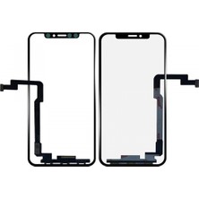 Teknonet  iPhone XS Uyumlu Dokunmatik Lens + Filmli (Siyah) VR-17272