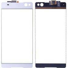 Teknonet Sony Xperia C5 Uyumlu Dokunmatik Lens + Filmli (Beyaz) VR-5106