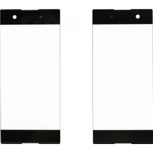 Teknonet Sony Xperia Xa1 Uyumlu Dokunmatik Lens + Oca + Polarize + Çerçeve (Siyah) VR-18269
