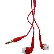 Nettech NT-112 Stereo 3.5 mm Kablolu Kulakiçi Kulaklık Kırmızı