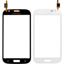 Teknonet Samsung Galaxy i9082 Grand Uyumlu Dokunmatik Lens + Filmli (Beyaz) VR-5046