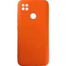 Nettech Xiaomi Redmi 9c Uyumlu Nano Silikon Kılıf Turuncu