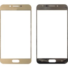 Teknonet Samsung Galaxy C5010 C5 Pro Uyumlu Dokunmatik Lens (Gold) VR-2375
