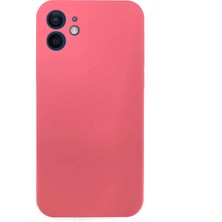 Nettech Apple iPhone 12 Uyumlu Nano Silikon Kılıf Pembe