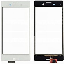 Teknonet Sony Xperia M4 Aqua Uyumlu Dokunmatik Lens + Filmli (Beyaz) VR-5179