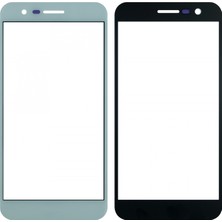 Teknonet LG K10 2017 Uyumlu Dokunmatik Lens (Beyaz) VR-7439