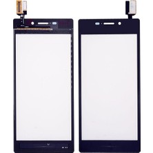 Teknonet Sony Xperia M2 Aqua Uyumlu Dokunmatik Lens + Filmli (Siyah) VR-5220