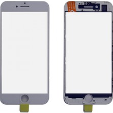 Nettech Teknonet Apple iPhone 8 Plus Uyumlu Dokunmatik Lens + Oca + Çerçeve