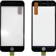 Teknonet  iPhone 8 Uyumlu Dokunmatik Lens + Oca + Çerçeve (Siyah) VR-2605