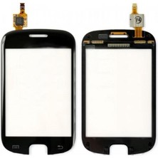 Teknonet Samsung Galaxy S5670 Fit Uyumlu Dokunmatik Lens + Filmli (Siyah) VR-5443