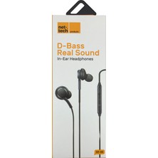 Nettech Nt-34 Stereo 3.5 mm Kablolu Kulakiçi Kulaklık