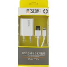 Escom iPhone Uyumlu Şarj Cihazı