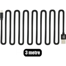 Nettech Micro USB Şarj Kablosu 3m