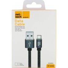 Nettech Micro USB Şarj Kablosu 3m