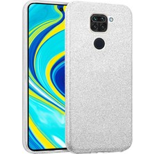 Ceponya Xiaomi Redmi Note 9 Simli Parıltılı Silikon Kılıf