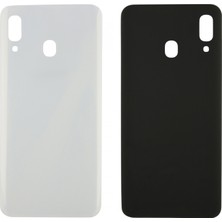 Teknonet Samsung Galaxy A30 Uyumlu Batarya Kapağı (Beyaz) VR-18586