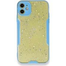 Nettech Apple iPhone 12 Mini Uyumlu Platin Simli Silikon Kılıf