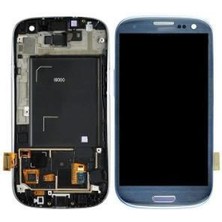 Teknonet Samsung Galaxy i9300 S3 Uyumlu Org Lcd+Dokunmatik+Çıtalı (Lacivert) VR-2346