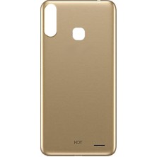 Teknonet İnfinix Hot 7 Uyumlu Batarya Kapağı (Gold) NT-90818