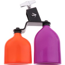 Yüksek Perdeli Abs Cowbell Davul Vurmalı Müzikal Aksesuar Çok Renkli