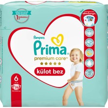 Prima Bebek Bezi Premium Care Külot Bez 6 Numara 28 Adet İkiz Paket