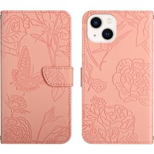 PLZ Shop iPhone13 Pembe  Şakayık Kılıfı (Yurt Dışından)