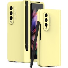 Zsykd Samsung Galaxy Z Fold3 5g  Için Telefon Kılıfı - Sarı  (Yurt Dışından)