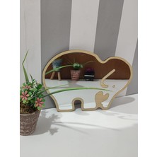 Wooden Factory Çocuk Odası Fil Şeklinde Aynalı Pleksi Duvar Dekor