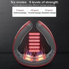 Xınh 4d Manyetik Darbe Sıcak Sıkıştırma Servikal Masaj (Yurt Dışından)