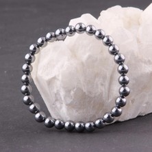 Padore Accessory Unisex - Hematit Detay Doğal Taş Bileklik | Şifa Taşı | Handmade