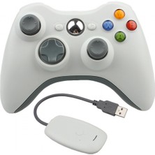 Xbox 360 Için Kablosuz Kumanda, 2.4ghz Gelişmiş Çift Titreşimli Oyun Kumandası, Alıcılı Uzaktan Kumandalı Oyun Kumandası Xbox 360 Slim Ps3 (Yurt Dışından)