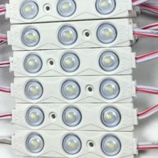 Semco Hazır LED Modül Beyaz 5'li 12 V 1A Adaptörlü Akvaryum / Pano Işıklandırması Suya Dayanıklı SMR-MDL.1.5W.BYZ.5LI