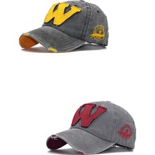 Elif İç Giyim Unisex Eskitme W Şapka 2'li Set