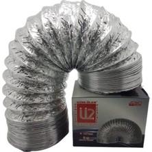 Esco Telli Baca Borusu Aspiratör Borusu 127 mm Çap 2 Metre Maksimum Aç