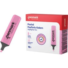 Penmark Fosforlu Kalem Neon Pembe 10'lu Hs 505 04