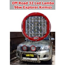 NKT GROUP Off Road LED Lamba 96W 32 LED Explorer Kırmızı