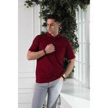 Woolen World Klasik Kalıp Polo Yaka Cepli Merserize Erkek T-Shirt