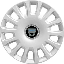 Whigor Dacia Solenza 14 İnç Jant Kapağı Amblemli Gri 4'lü Set