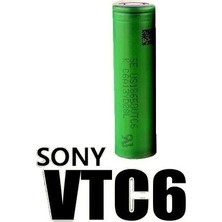 Sony Vtc6 18650 3.7V 3000 Mah Li-Ion Pil / 3ADET Pil + 2ADET Pil Kutusu