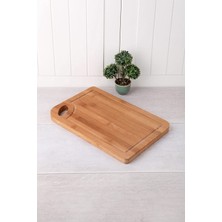 Pink Design Kitchen Lüx Bambu Kesme Tahtası Antibakteriel 30 x 20 cm