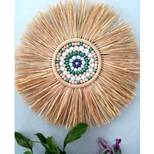 Kara.shome Rafya Deniz Kabuklu Duvar Aksesuar Süsü