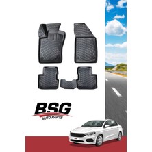 BSG Fiat Egea Sedan 3D Havuzlu Paspas Siyah 2015 - 2021