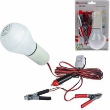 Starmax E-27 Duylu 12 Volt 5 Watt 4 Metre Kablolu Çok Amaçlı Seyyar LED Ampul