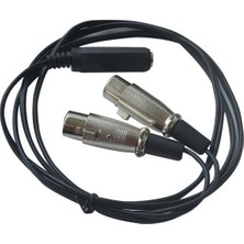 Mavi Ay Bilişim Trs Ses Y Kablosu Çift 3-Pin Xlr Dişi 1/4 ''6.35MM Dişi Jack - 5 Metre