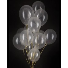 Deniz Party Store 12 Inç Şeffaf Balon 10'lu